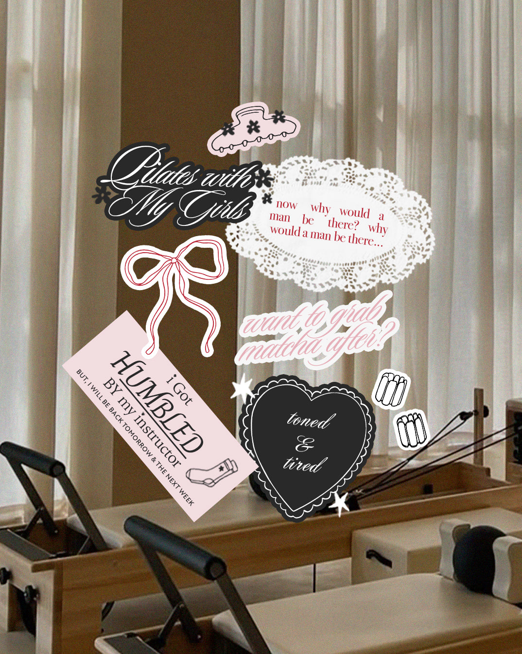 Pilates Sticker Pack